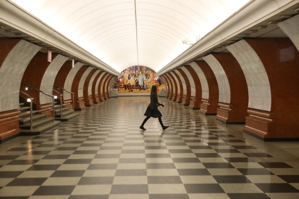 Станция &laquo;Парк Победы&raquo; в Москве