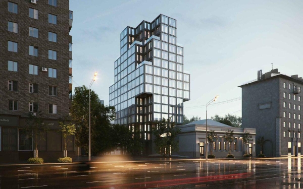 Москва согласовала проект здания с черными фасадами в центре города :: Город :: РБК Недвижимость0